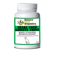 Natura Petz Organic SHAKE YOUR GROOVE THING - BOWEL & PARASITE DETOX & CLEANSE* for CATS