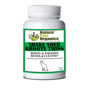 Natura Petz Organic SHAKE YOUR GROOVE THING - BOWEL & PARASITE DETOX & CLEANSE* for Dogs