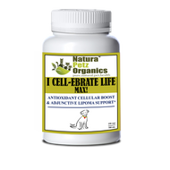 I CELL-EBRATE LIFE -  MAX ANTIOXIDANT CELLULAR BOOST + ADJUNCTIVE LIPOMA SUPPORT* - For Dogs  250 Caps