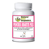 Natura Petz Organics PANCREA RIGHTIS MAX SUPPORT* CAPSULES PANCREAS INFLAMMATION & FLOW SUPPORT DOGS CATS*