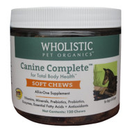 Wholistic Pet Organics 4 gram Canine Complete Soft Chews 120