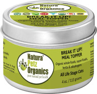 Natura  Petz Organics Break It Up!  Stone Eliminator Meal Topper for CATS- Kidney, Gallstone & Liver Support*