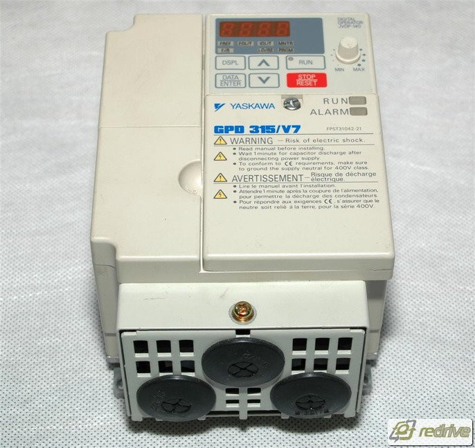 Yaskawa CIMR-V7AM40P21 GPD 315/V7 460V AC Drive 0.5HP