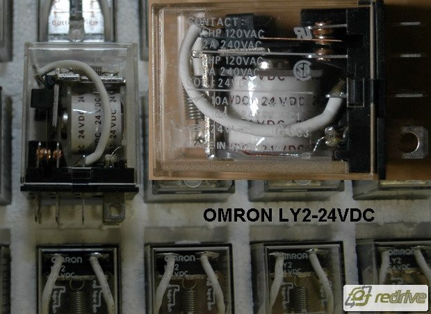 OMRON 24VDC RELAY LOT OF 5 LY2