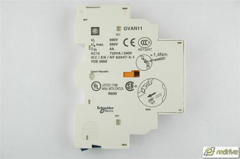 Gvan11 Schneider Electric Aux Contact Block For Gv2 Motor