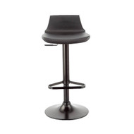 Set of 2 Tiglion Contemporary Adjustable Barstool - Black