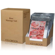 Royal Massage Natural Sea Salt Mineral Massage Scrubbing Salts (80g packets x 10) - Rose