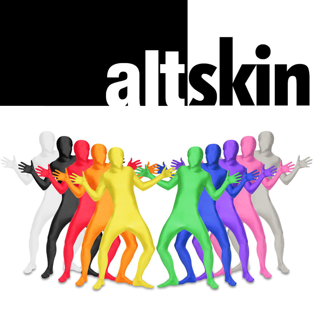 AltSkin Full Body Stretch Fabric Suit S, Chocolate 