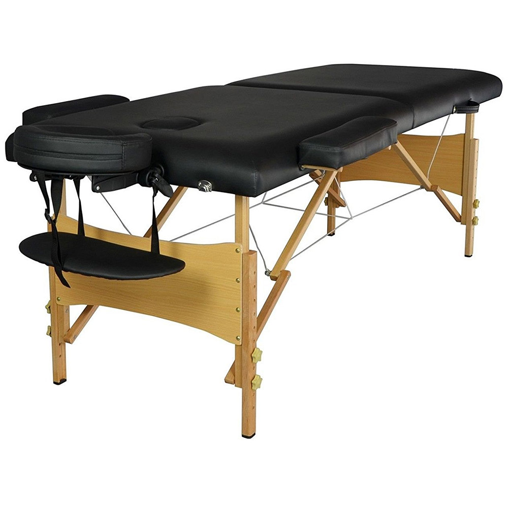 Serenity Deluxe Portable Folding Massage Table w/5 Bonus Items Vandue