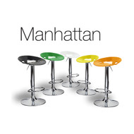 Manhattan Contemporary Adjustable Barstool