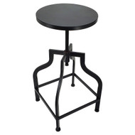 Bristol Retro Steel Rotating Adjustable Height Barstool