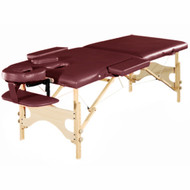 Tranquility Deluxe Portable Folding Massage Table w/5 Bonus Items