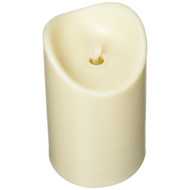 Modern Home Illumina Jr. Flameless Pillar Candle w/Moving Wick - Ivory