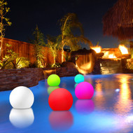 Modern Home Deluxe Floating LED Glowing Sphere w/Infrared Remote Control
