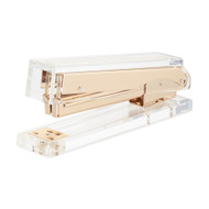 OnDisplay Luxe Acrylic Clear and Metallic Gold Stapler