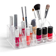 OnDisplay Annie Deluxe Acrylic Cosmetic/Jewelry Organization Tray