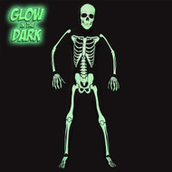 AltSkin Adult/Kids Full Body Stretch Fabric Zentai Suit - Glow in the Dark Skeleton - Glowing Skeleton Costume for Halloween