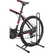 Vandue Universal Freestanding Bicycle Parking Stand - Fits Road/Mountain/Kids Bikes - Indoor/Outdoor - Fits Bike with 24-29" and up to 2.5 Wide Tires for Garage