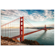 Modern Home Ultra High Resolution Tempered Glass Wall Art - San Francisco Golden Gate Bridge 2