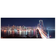 Modern Home Ultra High Resolution Tempered Glass Wall Art - San Francisco Bay Bridge