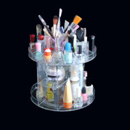 Deluxe Rotating Acrylic Cosmetic/Makeup Organizer 9.9" x 9.5"