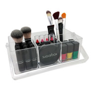 OnDisplay Deluxe Acrylic Cosmetic/Hair Product Organization Caddy