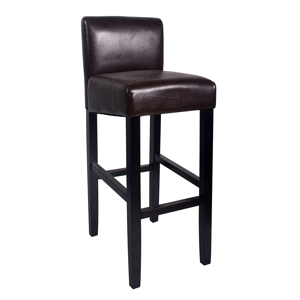 leather bar stools blue