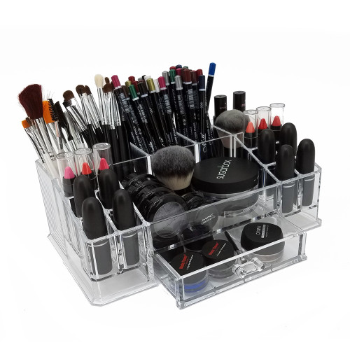OnDisplay Hayley Deluxe Acrylic Cosmetic/Jewelry Organization Tray - Vandue