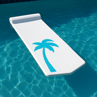 California Sun Luxury Vinyl-Dipped Pool Float with Built-in Pillow – Soft Closed-Cell Foam Lounger for Adults, Unsinkable Water Mat for Pool or Lake