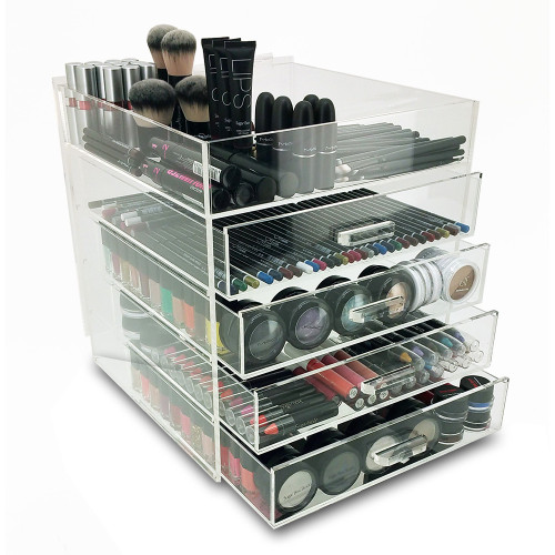Ondisplay Medium 5 Tier Acrylic Cosmetic Makeup Organizer Vandue