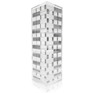 OnDisplay 3D Luxe Acrylic Stacking Tower Puzzle Game - Tumbling Block Tower Game