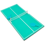 Vandue California Sun Floating Table Tennis Game - Swimming Pool Ping Pong w/Paddles - EVA Foam Float Party Game - Includes Waterproof Net, Paddles, Uprights and 3 Balls