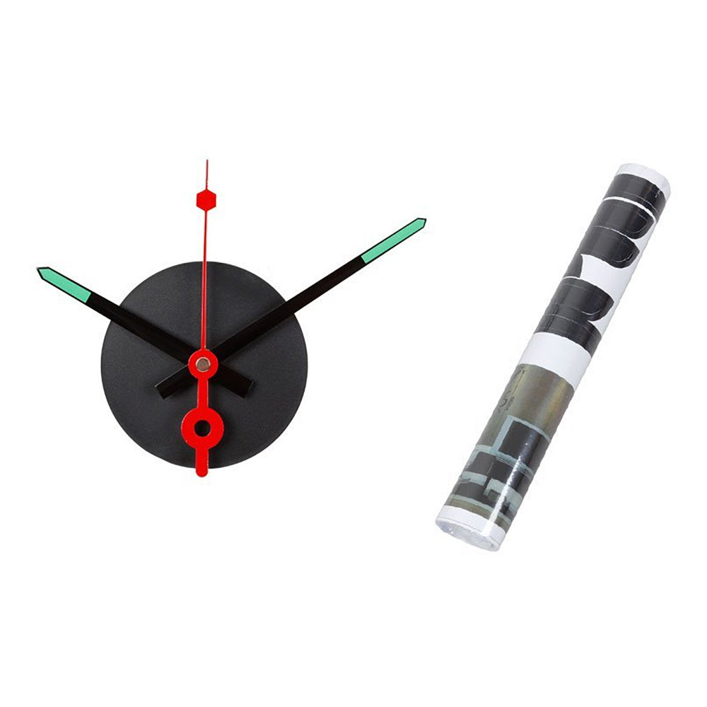 Modern Home Self Adhesive DIY 3D Wall Clock Splat Vandue