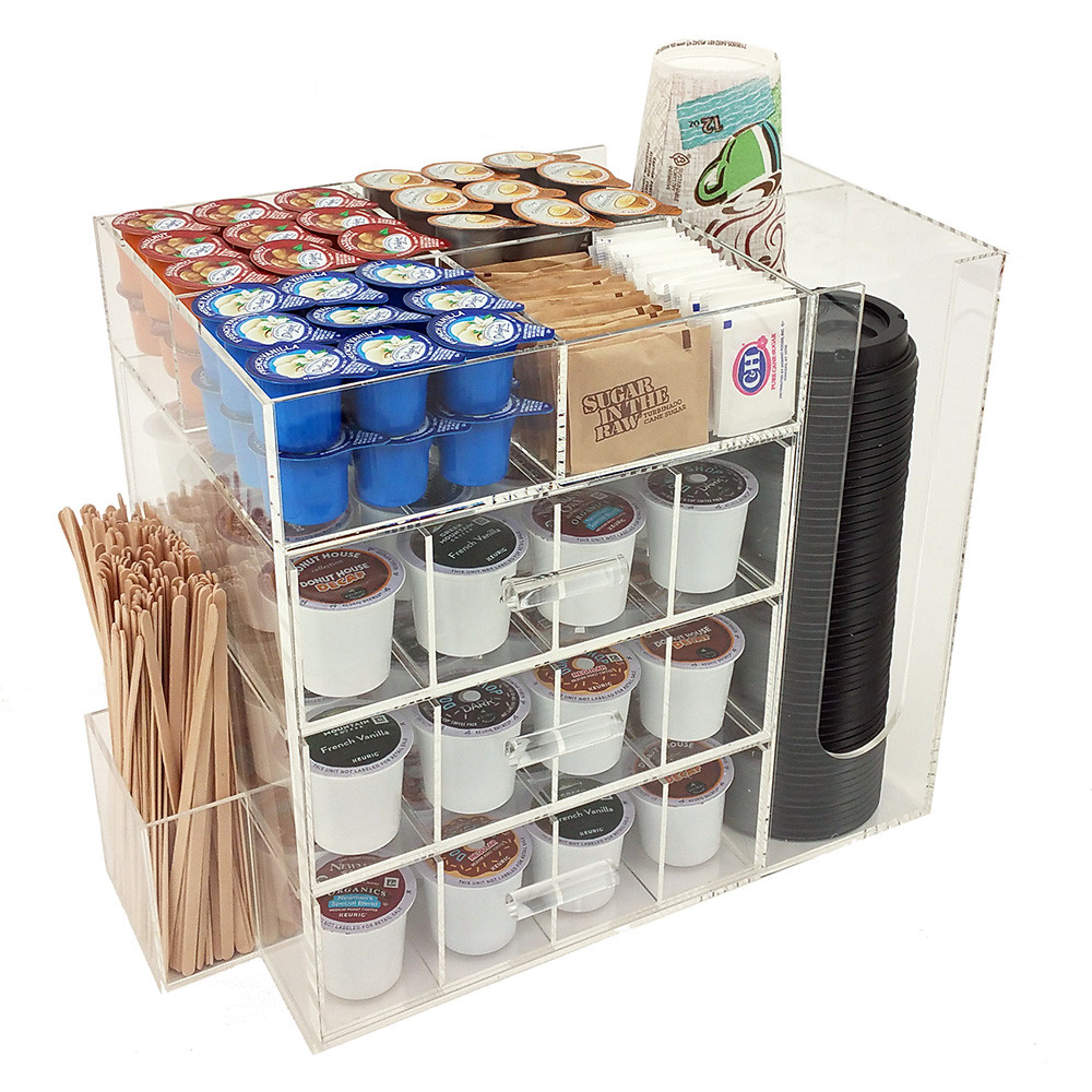 OnDisplay Acrylic Coffee Station with Drawers for Keurig® KCup Coffee Pods Vandue