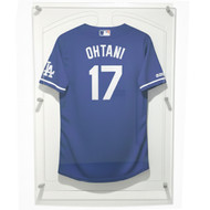 OnDisplay Acrylic Sports Jersey Display Frame - Wall Mounted 3D Design with UV Protection - Memorabilia Storage Case - Baseball/Hockey/Basketball/Football/Soccer