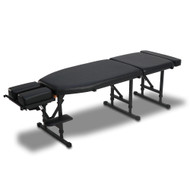 Royal Massage Sheffield 160 Elite Professional Portable Chiropractic Table - Lightweight Adjustable Folding Design (Charcoal)