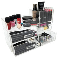 OnDisplay Valentina Luxury Handmade Acrylic Cosmetic/Makeup Organizer