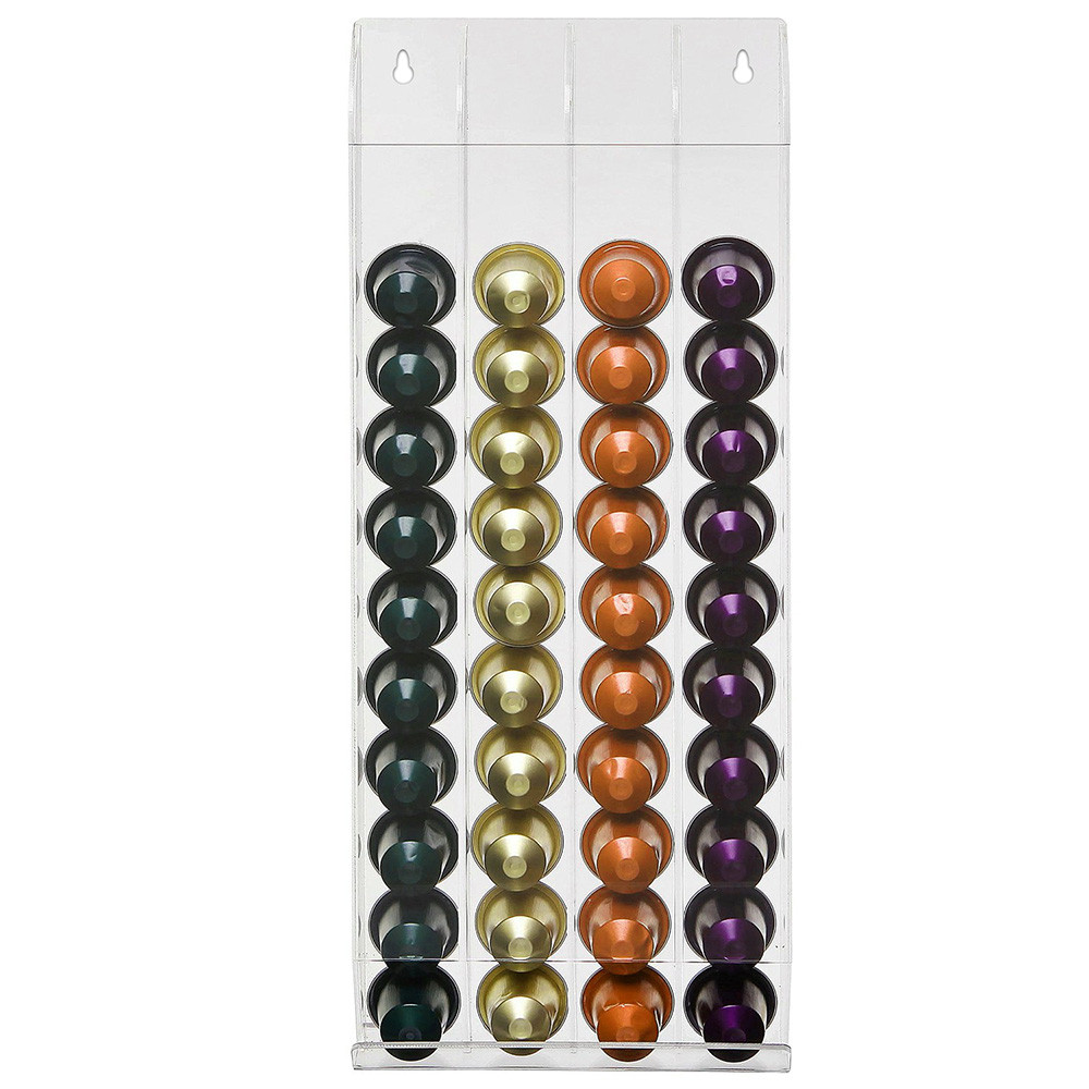 OnDisplay Wall Mounted Acrylic Nespresso® Coffee Capsule/Pod Holder