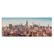 Modern Home Ultra High Resolution Tempered Glass Wall Art - New York City Skyline 2