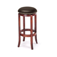 Set of 4 Manchester Contemporary Wood/Faux Leather Barstool - Brown