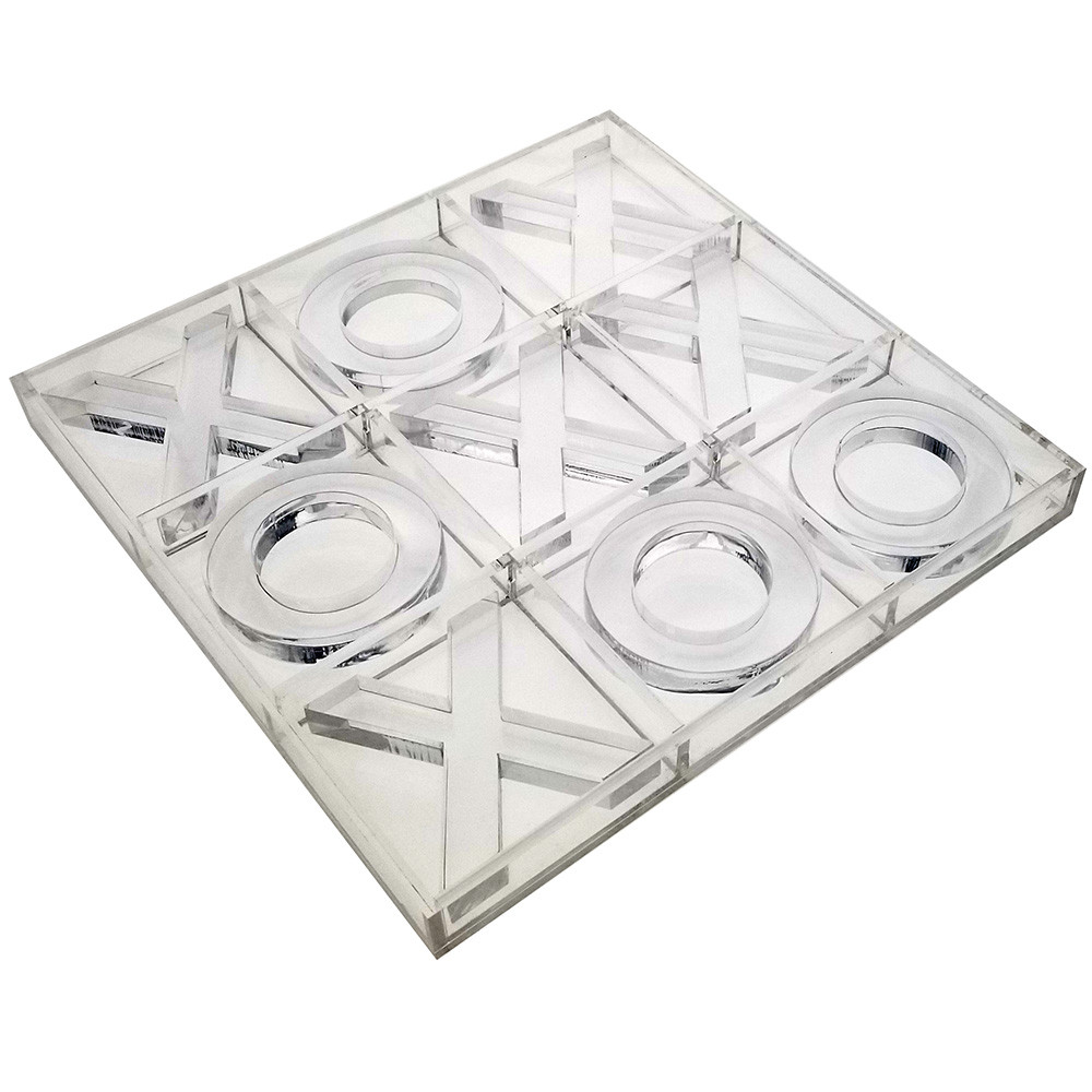 Ondisplay Luxe Acrylic Tic Tac Toe Set Luxury Executive Board Game Clear Vandue Ondisplay Luxe Acrylic Tic Tac Toe Set Luxury Executive Board Game Clear Vandue