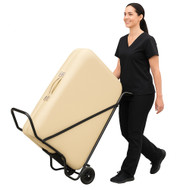 Royal Massage Heavy-Duty Massage Table Cart with Wheels – Universal Folding Table Transport Dolly with Reinforced Frame & Ergonomic Handles for Portable Massage Tables