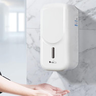 OnDisplay Touchless Wall Mounted Hand Sanitizer/Soap Dispensing Station - Automatic Gel/Liquid No Contact Dispenser for Commercial/Residential Use - Large 1 Liter capacity for Gyms/Salons/Restaurant/Retail