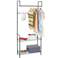 Modern Home Entryway/Mudroom Coat/Hat/Shoe Rack Organizer - Entrance Hall Tree Storage Rack for Jackets, Umbrella, Caps, Backpacks, Scarves and more