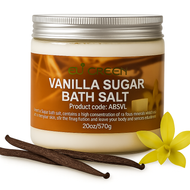 Royal Massage EÜ-GREEN Bath Salt – Aromatherapy Soak for Relaxation & Muscle Relief – Skin Softening, Natural Mineral Formula – 20oz Jar (Vanilla Sugar)