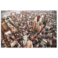 Modern Home Ultra High Resolution Tempered Glass Wall Art - New York Skyscrapers