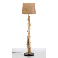 Modern Home Nautical Driftwood Branch Wooden Floor Lamp - Ocean/Beach/Seaside Theme Decor Light for Beach House
