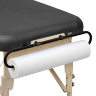 Universal Massage Table Paper Roll Holder – Adjustable Steel Frame for Spa & Therapy Tables, Fits Most Portable Massage Beds/Therapy Table Nonwoven/Exam Paper Roll Support Bracket