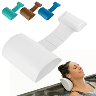 California Sun Premium Weighted Spa & Hot Tub Headrest Pillow – Half-Moon Design for Lounging Comfort – Waterproof, Removable, and Universal Fit – for Spas, Jacuzzis, and Hot Tubs (White)