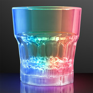 Set of 12 Modern Home LED Light Whiskey Lowball Glass
